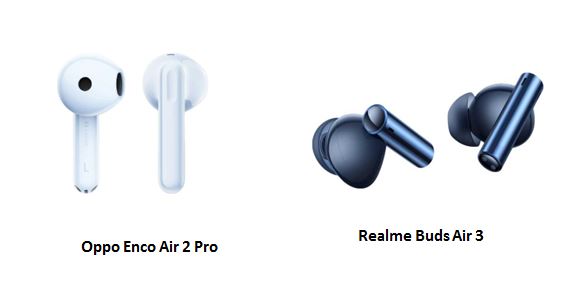 Read more about the article Compare Oppo Enco Air 2 Pro Vs Realme Buds Air 3
